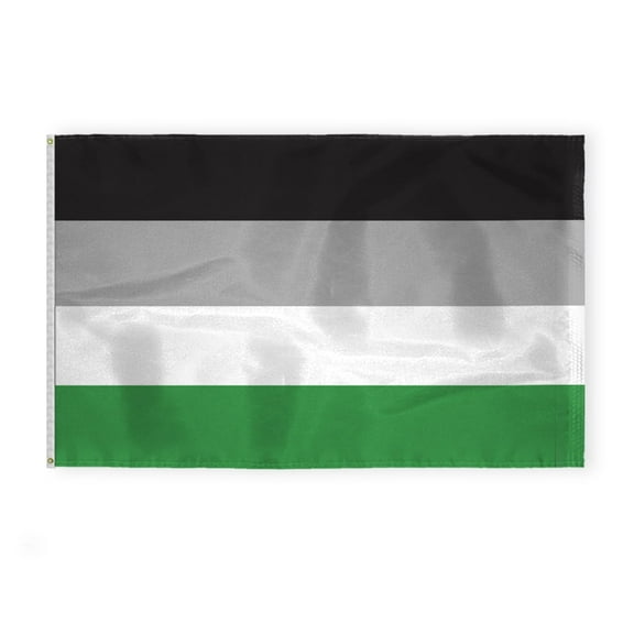 AGAS Androphilia Pride Flag 5x8 Ft - Double Sided Printed 200D Nylon - Brass Grommets Stitched Edges Fade Proof Sharp Colors Indoor/Outdoor Androphilia Pride flag