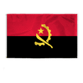 thumbnail image 1 of AGAS Angola Flag 6x10 ft 200D Nylon Fabric Double Stitched Canvas Header Brass Grommets Fade Resistant & Vivid Colors - Big Size Angolan Flag, 1 of 1