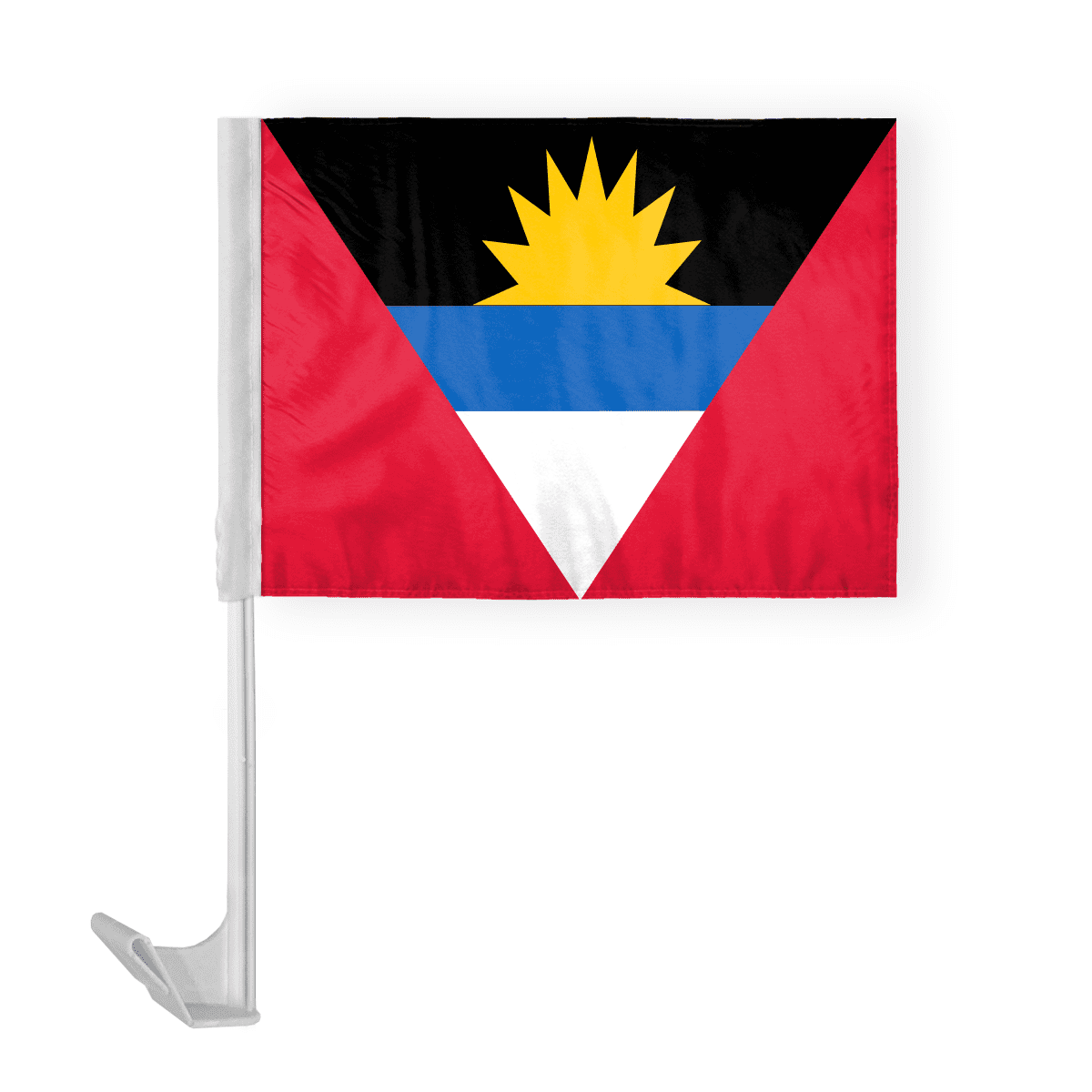 AGAS Antigua & Barbuda Car Flag 12x16 inch Polyester Fabric Double ...