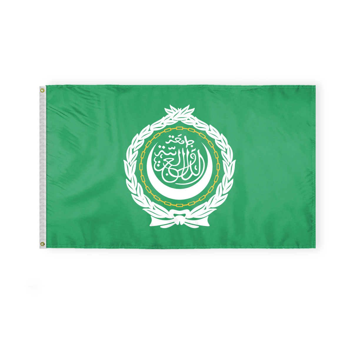 AGAS Arab League Flag 3x5 ft Double Stitched Hem 100% Polyester Metal ...