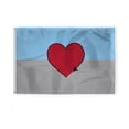 thumbnail image 1 of AGAS Autosexual Demi Pride Flag 4x6 Ft - Double Sided Printed 200D Nylon - Brass Grommets Stitched Edges Fade Proof Sharp Vivid Colors - Autosexuality Pride Flag, 1 of 1