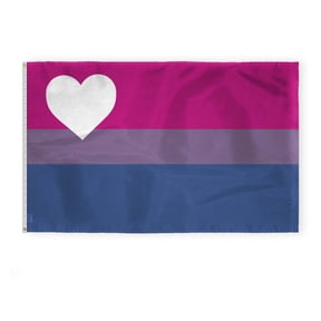AGAS Biromantic Asexual Bi Romantic Ace Pride Flag 4x6 Ft - Printed 200D Nylon - Brass Grommets Stitched Edges Fade Proof Sharp Vivid Colors - Biromantic Pride Flag