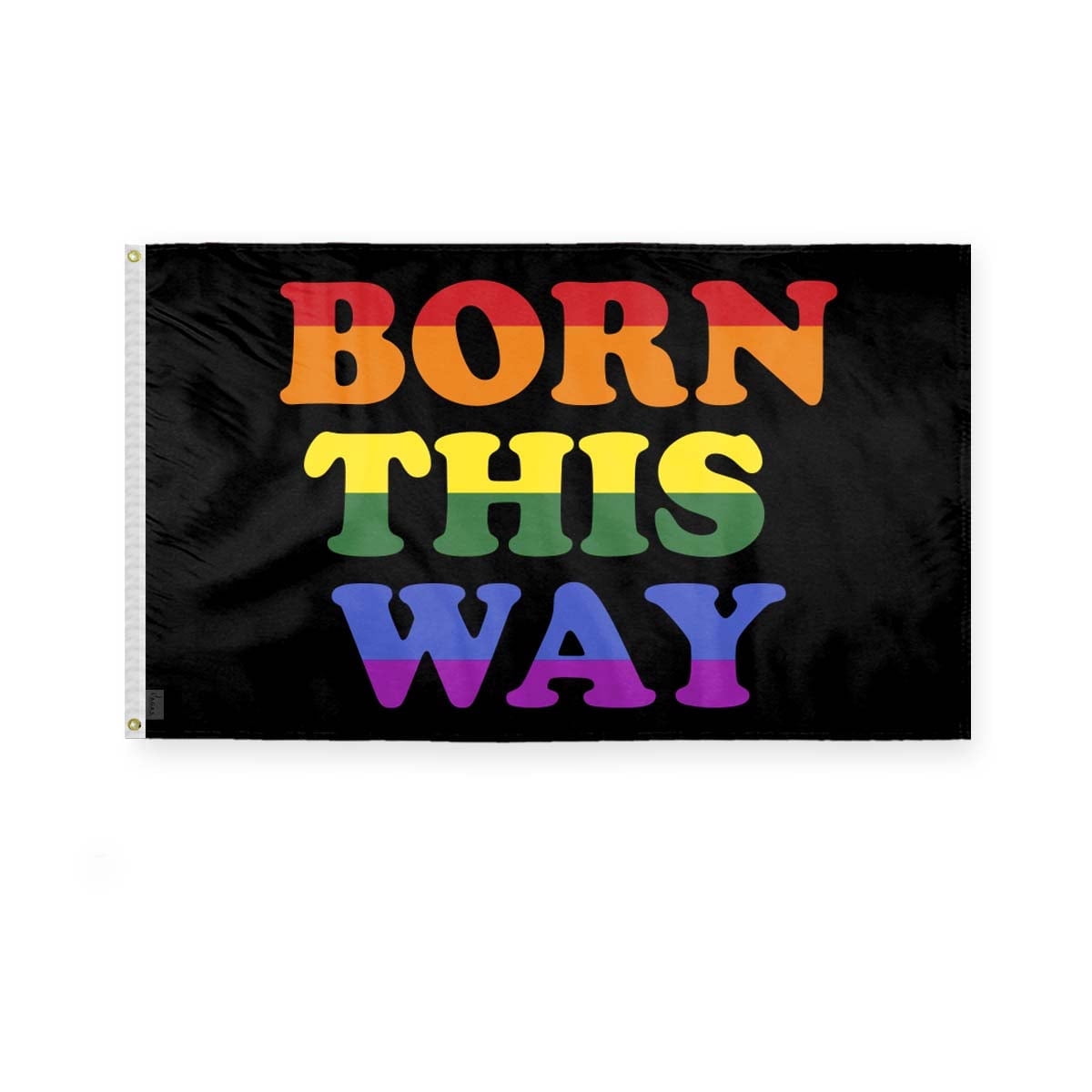 Striscione 3x5 Piedi 'Born This Way' In Poliestere 100D, Bandiera Con Occhielli In Ottone, Per Esterno Interno - Foto 3