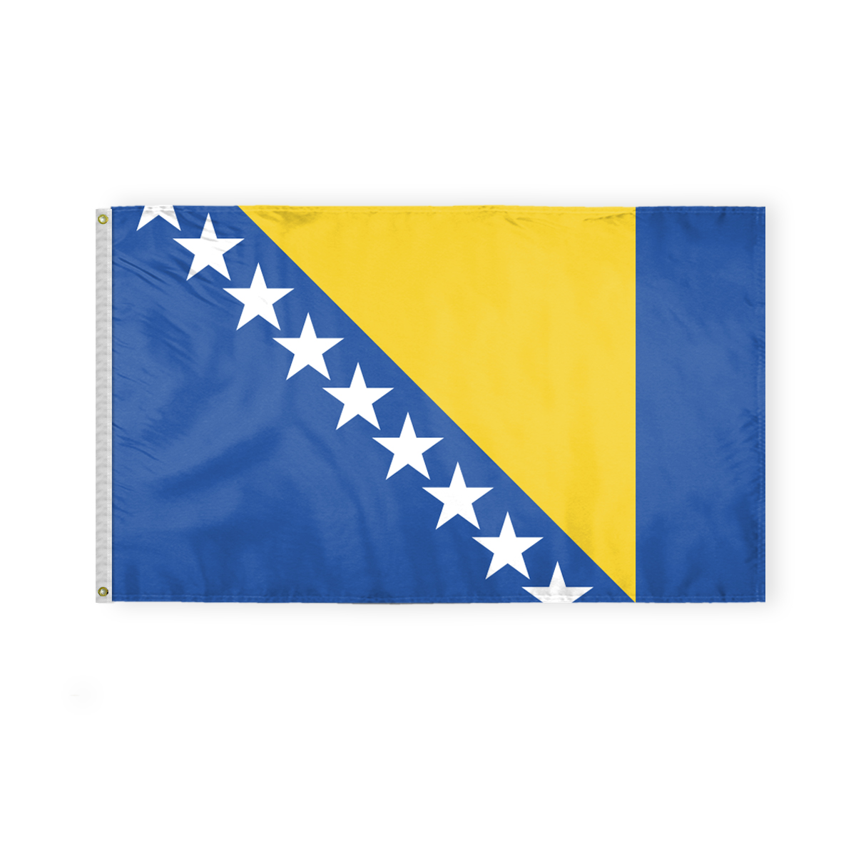 AGAS Bosnia & Herzegovina Flag 3x5 ft Double Stitched Hem 100%