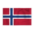 thumbnail image 1 of AGAS Bouvent Island Flag 6x10 ft 200D Nylon 6 Needle Lock Stitched Fly Hem Never Rust Brass Grommets Canvas Header Large Size Norway Bouvent National Flag, 1 of 1