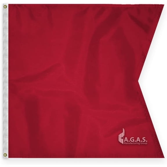 AGAS Bravo Code B Marine Signal Flag - Printed 200D Nylon - Canvas Header - Brass Grommets - Colorfast & Stitched Edges - Nautical Boat Flag - Naval Code Signal Flag.