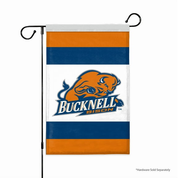 AGAS Bucknell Bisons Garden Flag Banner 12"x18" Polyester Officially Licensed Yard Flags, Single-Reverse Printed