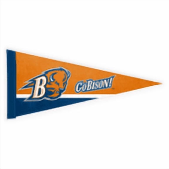 AGAS Bucknell Bisons Full Size Pennant Flag Banner, 12X30 inch, Rigid Felt - For Dorm, Game Room, Man Cave, Bed Room