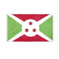 thumbnail image 1 of AGAS Burundi National Flag 3x5 ft Polyester Fabric Double Stitched Polyester Fabric Header Metal Grommets Fade Resistant & Vivid Colors Indoor Burundian Flag, 1 of 1