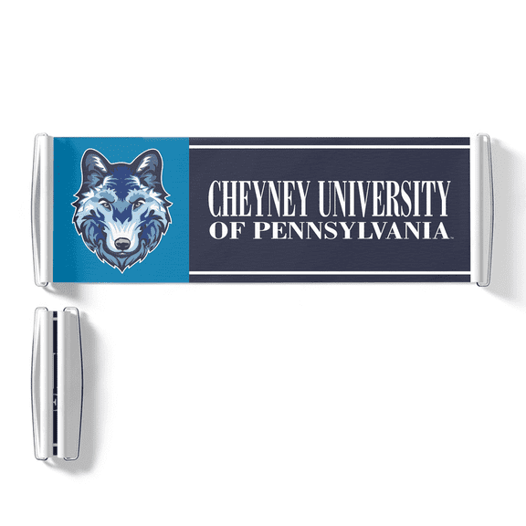 AGAS Cheyney Wolves Roller Retractable Banner Scrolls