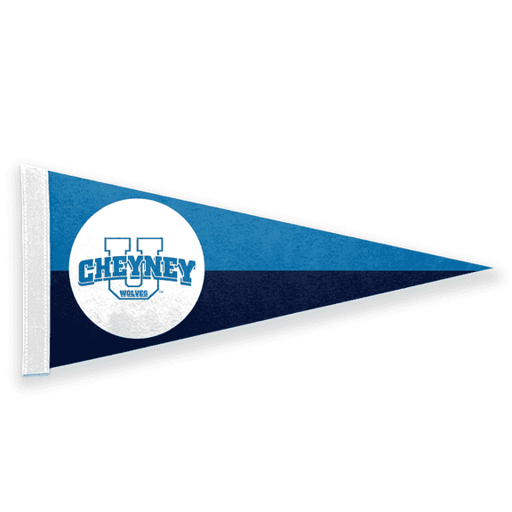 AGAS Cheyney University Wolves Small Felt Pennant Banner 9x24 inch