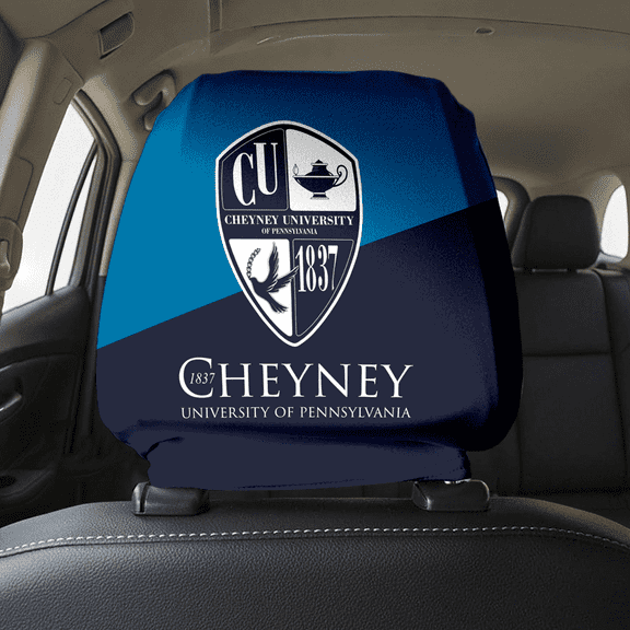 AGAS Cheyney Wolves Car Headrest Cover – 10.5”x9” NCAA Officially Licensed, Universal Fit for SUV/Truck