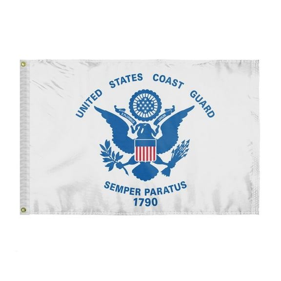 AGAS Coast Guard 6x9in knitted Polyester Flag
