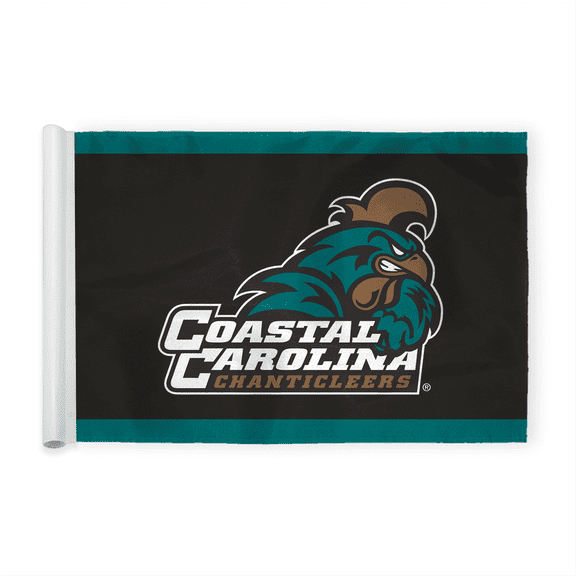 AGAS Coastal Carolina University Chanticleers CCU College flag Golf with Tube Inserted 6x8 inch, 200D Nylon, for Backyard Practice Putting Green, Golf Courses, Country Club
