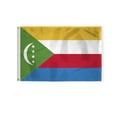 thumbnail image 1 of AGAS Comoros Flag 2x3 ft Outdoor 200D Nylon Double Stitched Hem Never Rust Brass Grommets Canvas Header Comoros Island National Flag, 1 of 1