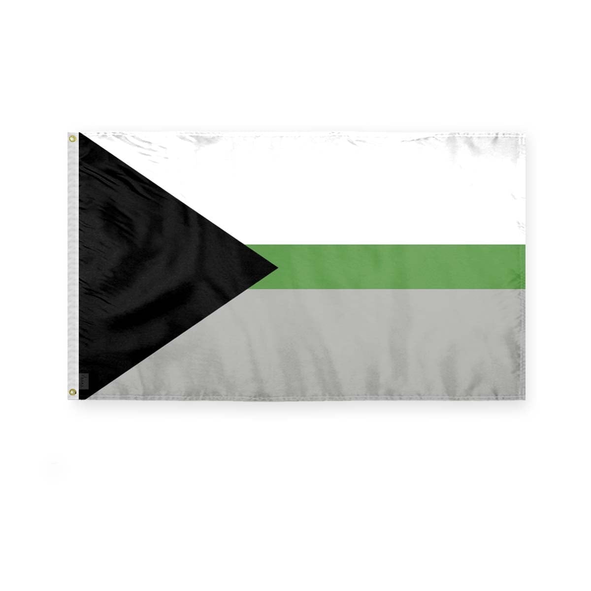 AGAS Demiromantic Pride Flag 3x5 Ft - Polyester - Plated Grommets - Demiromantic Body Flag 3 x 5 Ft Demiromantic Banner