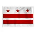 thumbnail image 1 of AGAS District of Columbia State Flag 8x12 Ft - Double Sided Reverse Print On Back 200D Nylon - Rope Thimble Brass Grommet Stitched Edges Fade Proof Sharp Colors, 1 of 4