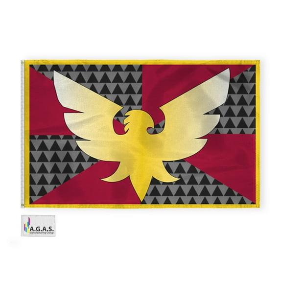 AGAS Drag Feather Flag 5x8 Ft - Double Sided Printed 200D Nylon - Brass Grommets Stitched Edges Fade Proof Sharp Colors Indoor/Outdoor Feather Pride flag