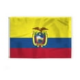 thumbnail image 1 of AGAS Ecuador Flag - 4x6 ft - 200D Nylon - Stitched Edges - Canvas Header Brass Grommets - Fade Proof - Ecuador National Flag with Seal- EC Flag bandera de Ecuador, 1 of 1