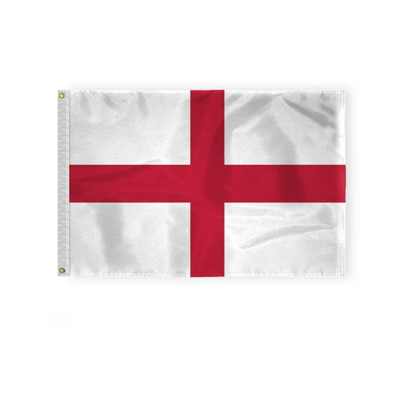AGAS England Flag 2x3 ft Outdoor 200D Nylon Double Stitched Hem Never Rust Brass Grommets Canvas Header English National Flag