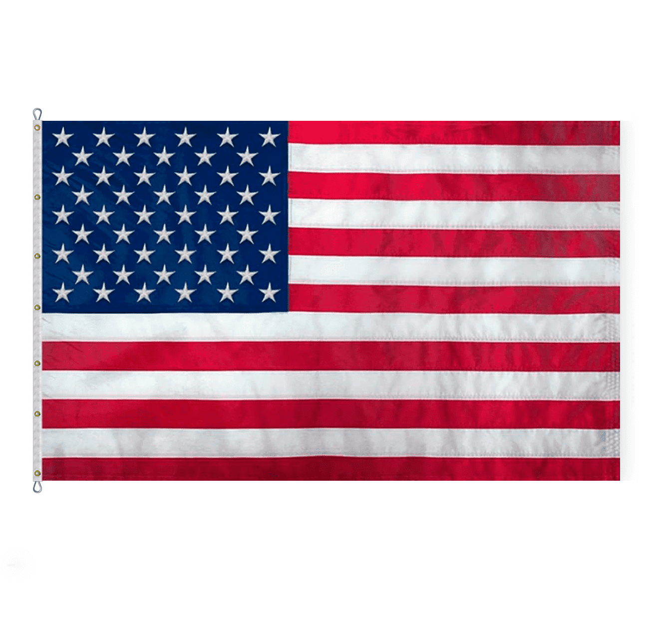AGAS Huge USA American Flag 30x60 Ft, 400D Nylon, Dense SewnStars Sewn Stripes - 7 Brass Grommets Nylon Rope, Stainless Steel Thimbles Canvas Header - Giant High Wind United States Flags