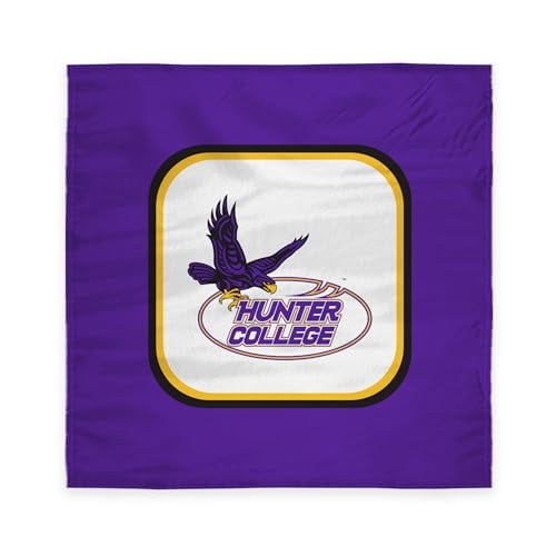 AGAS Hunter College Table Cover 48 x 48 inch NCAA HC Hawks Square Table Cover