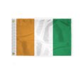 thumbnail image 1 of AGAS Ivory Coast Nautical Flag 12x18 inch Mini Cote d Ivoire National Flag Outdoor 200D Nylon Double Stitched Hem Rust Proof Brass Grommets Canvas Header Cote d Ivoire National Boat Flag, 1 of 1