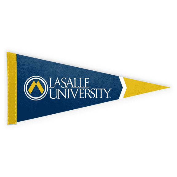 AGAS LaSalle Explorers flag Pennant Mini, 9 x 24 Inches Sleeve for Stick, Officially Licensed Merchandise