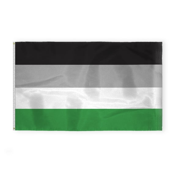 AGAS Large Androphilia Pride Flag 6x10 Ft - Double Sided Printed 200D Nylon - Brass Grommets Stitched Edges - Androphilia Pride Banner for Indoor/Outdoor
