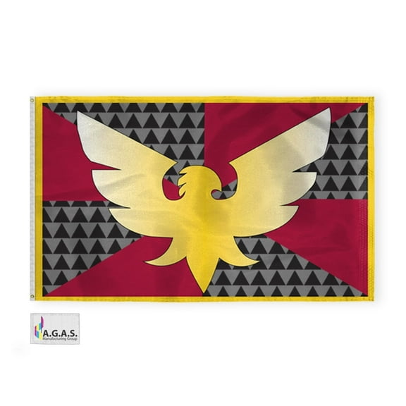 AGAS Large Drag Feather Flag 6x10 Ft - Double Sided Printed 200D Nylon - Brass Grommets Stitched Edges - Feather Pride Banner for Indoor/Outdoor