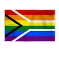 thumbnail image 1 of AGAS Large South Africa Rainbow Gay Pride Flag 6x10 Ft - Printed 200D Nylon - Brass Grommets Stitched Edges - South Africa Pride Banner for Indoor/Outdoor, 1 of 1