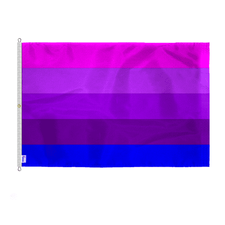 AGAS Large Transexual Alt Pride Flag 8x12 Ft - Double Sided Printed 200D Nylon - Rope Thimble Brass Grommet Stitched Edges Fade Proof Sharp Colors - Large Size Indoor/Outdoor Transgender Alt flag