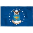 thumbnail image 1 of AGAS Large United StatesAir Force Flag 5x8 Ft - Printed 200D Nylon Canvas Header Two Brass Grommets Large USA Air Force Flag, 1 of 6