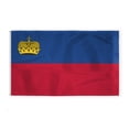 thumbnail image 1 of AGAS Liechtenstein Flag 6x10 ft 200D Nylon 6 Needle Lock Stitched Fly Hem Rust Proof Brass Grommets Canvas Header Large Size Landtag National Flag, 1 of 1