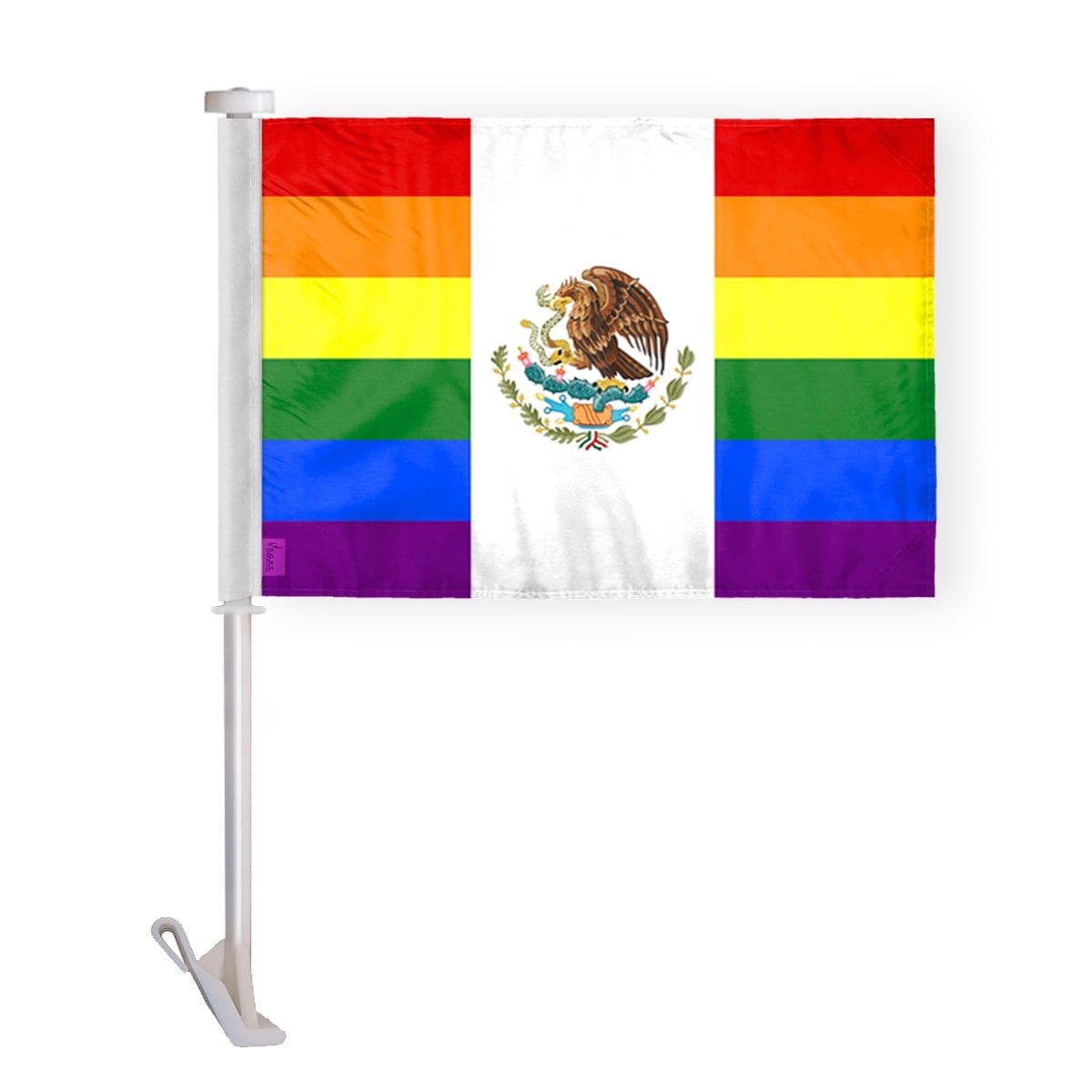 Argentina Country Car Window Flag – 12x18 Inches – 2-Pack – Polyester