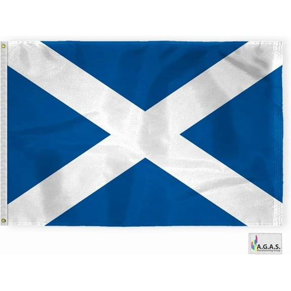 AGAS Mike Code M Marine Signal Flag - Printed 200D Nylon - Canvas Header - Brass Grommets - Colorfast & Stitched Edges - Nautical Boat Flag - Naval Code Signal Flag.