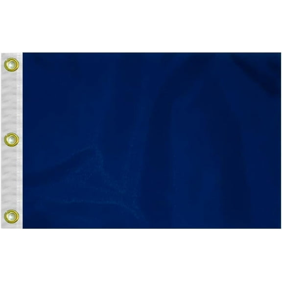 AGAS Navy Golf Flags Mini with Grommets 14x20 inch - 200D Nylon - Double Sewn Edges - Golf Flags with Canvas Heading and 3 Brass Grommets - Practice Pin Flags - Putting Green Flags