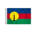 thumbnail image 1 of AGAS New Caledonia Courtesy Flag 12x18 inch Mini New Caledonia Flag Heavywweight Nylon Double Stitched Brass Grommets Fade Resistant & Vivid Color New Caledonia Boat Flag Caledonian Nautical Flag, 1 of 1