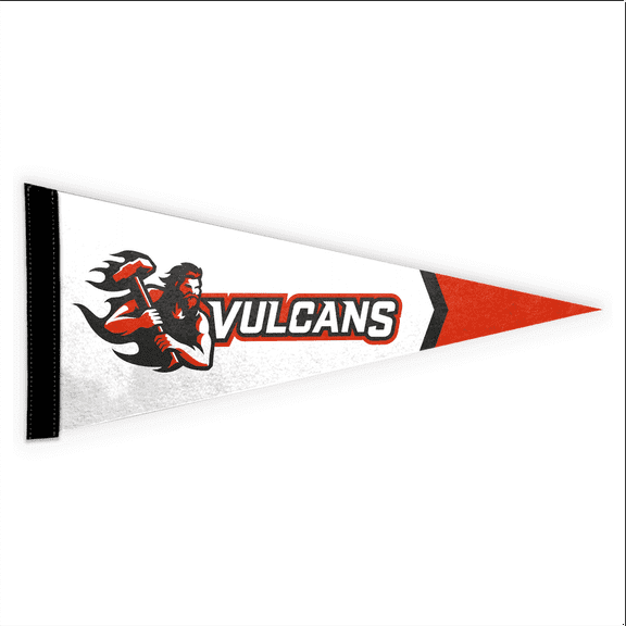 AGAS Penn West California University Vulcans Felt Pennant Mini , 9 x 24 Inches, Officially Licensed Small Wall Décor