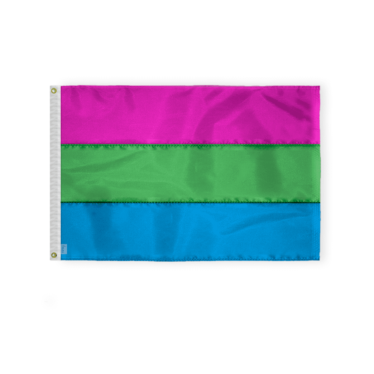 AGAS Polysexual Embroidered Pride Flag 3x5 Ft - Sewn 200D Nylon ...