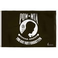 thumbnail image 1 of AGAS Pow Mia 4x6 Ft Printed Single Sided on 200D Nylon - Stitched Edges - You are not Forgotten Prisoner of War US Military Flags - Canvas Header Brass Grommets - Large Flag for Outdoors., 1 of 1