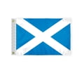 thumbnail image 1 of AGAS Scotland Courtesy Flag 12x18 inch Mini Scotland Flag Heavywweight Nylon Double Stitched Brass Grommets Fade Resistant & Vivid Color Scotland Boat Flag Scottish Nautical Flag, 1 of 1
