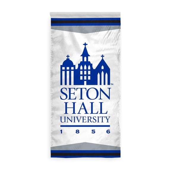 AGAS Seton Hall University Vertical Banner 2 x 4 ft Licensed NCAA SHU Wordmark Polyester Banner