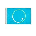 thumbnail image 1 of AGAS South Pacific Commission Courtesy Flag 12x18 inch Outdoor 200D Nylon Double Stitched Hem Never Rust Brass Grommets Canvas Header Pacific Community Nautical Boat Flag, 1 of 1