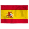 thumbnail image 1 of AGAS Spain Flag 4x6 ft 200D Nylon 4 Needle Lock Stitched Fly Hem Never Rust Brass Grommets Canvas Header Spanish Flag, 1 of 1