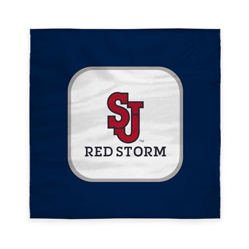 AGAS St. John’s University Table Cover 48 x 48 inch SJ Logo Design NCAA Red Storm Décor
