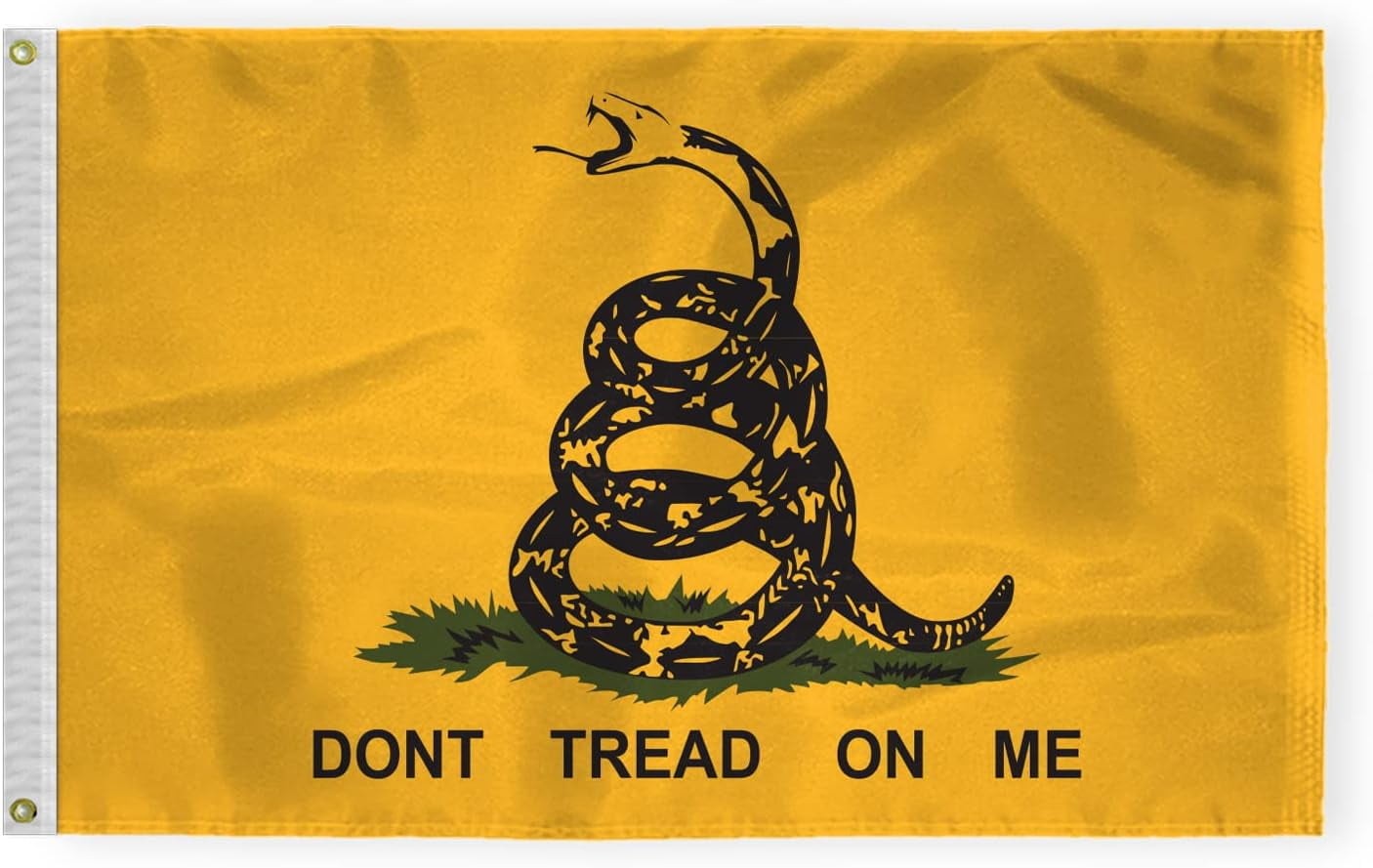 AGAS Don't Tread on Me Gadsden Flag 2x3 ft Outdoor Nylon Double ...
