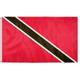 thumbnail image 1 of AGAS Trinidad and Tobago Flag 3x5 ft Double Stitched Hem 100% Polyester Metal Grommets Indoor Tobagonian Flag, 1 of 1