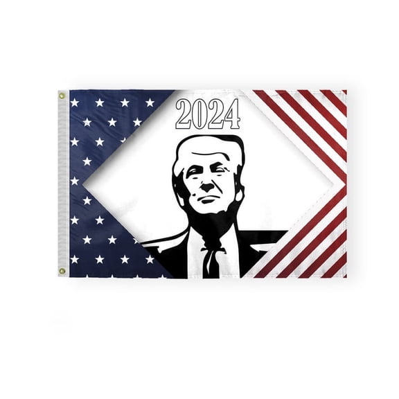 AGAS Trump 2024 Flags 2024 Take America Back Flag 3x5 Foot 4 Rows Stitched with 2 Brass Grommets for Supporters Fans Outdoor Indoor Yard House Porch Flag, 3 x 5 Ft