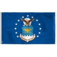 thumbnail image 1 of AGAS United States Air Force Flag 3x5 Ft - Printed 200D Nylon Canvas Header Two Brass Grommets US Military Air Force Flag, 1 of 1